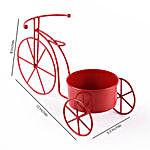 Red Cycle Planter