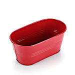Red Oval Planter