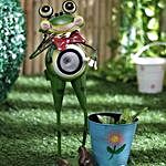 Solar Frog Planter