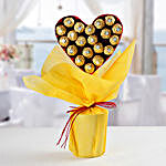 Ferrero Rocher Heart Bouquet