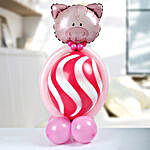 Pink Piggy Balloon Arrangement