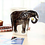 3D Elephant Ceramic Mug