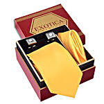 Golden Yellow Tie Set