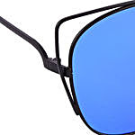 Blue Cat Eye Unisex Sunglasses