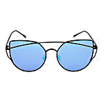 Blue Round Women Sunglasses