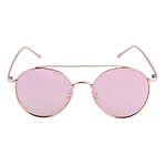 Pink Round Unisex Sunglasses