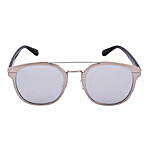 Silver Wayfarer Mirrored Unisex Sunglasses