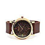 Brown Sparkle Watch For Women