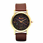 Brown Sparkle Watch For Women