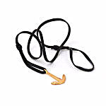 Black Anchor Loop Bracelet