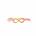 Cute Pink Infinity Bracelet