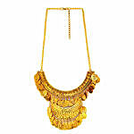 Ethnic Gold Coin Necklace