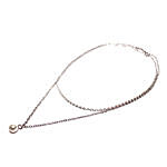 Single Pearl Silver Necklace