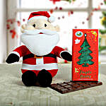 Chocolate N Adorable Santa Combo
