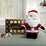 Delightful Santa N Chocolate Combo