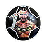 C M Punk Soccer Ball with Cool Dude Smiley