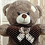 Brown Teddy Bear With Heart