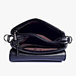 Lino Perros Black Solid Sling Bag