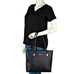 Lino Perros Black Trendy Tote Bag