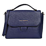 Lino Perros Classic Blue Satchel Handbag