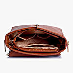 Lino Perros Dynamic Brown Sling Bag