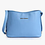 Lino Perros Sky Blue Satchel Handbag