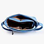 Lino Perros Sky Blue Satchel Handbag