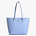 Lino Perros Tote Handbag Cool Blue
