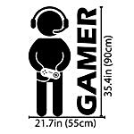 Gamer Decal Sticker