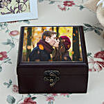 Personalized Brown Wooden Box