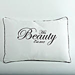 His Beauty Personalized Cushion