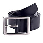 Lino Perros Classic Black Leather Belt
