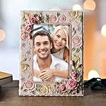 Personalized Floral Touch Photo Frame