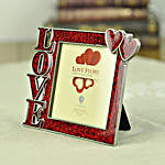 Personalized Love Hearts Photo Frame