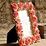Personalized Pink Roses Photo Frame