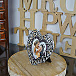 Personalized Silver Heart Photo Frame