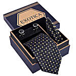 Black Checkered Tie Set