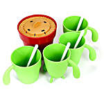 Green Cactus Cup Set