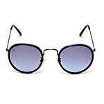 MTV Unisex Blue Round Sunglasses