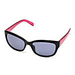 MTV Womens Black Grey Cat Eye Sunglasses