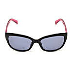 MTV Womens Black Grey Cat Eye Sunglasses