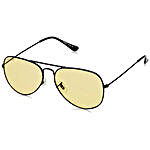 MTV Roadies Yellow Unisex Aviator Sunglasses