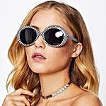 Prishie Checkered Sunglasses For Female