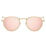 Prishie Retro Rose Gold Sunglasses For Female