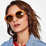 Prishie Rusty Orange Sunglasses For Female