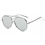 Prishie Snazzy Silver Sunglasses For Female