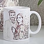 Personalised Couple Sketch Mug