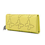 Butterflies Attractive Yellow Wallet