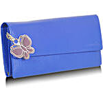 Butterflies Blue Handbag Combo