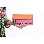 Butterflies Pink N Orange Wallet Combo